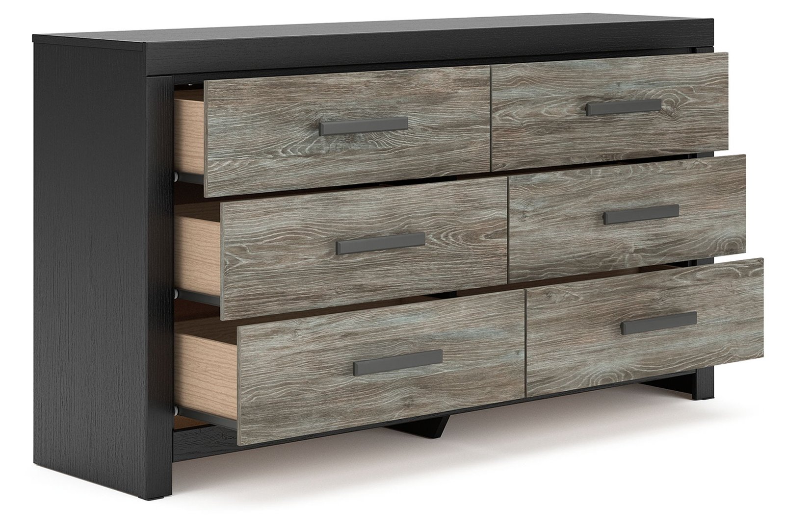 Broachmyn - 3 Pc. - Dresser And 2 Nightstands - Black / Gray - Image 3